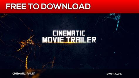 88+ After Effects Movie Trailer Template Free