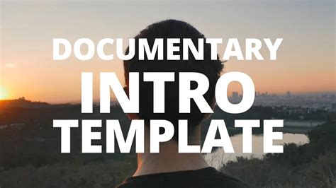 94+ After Effects Documentary Template