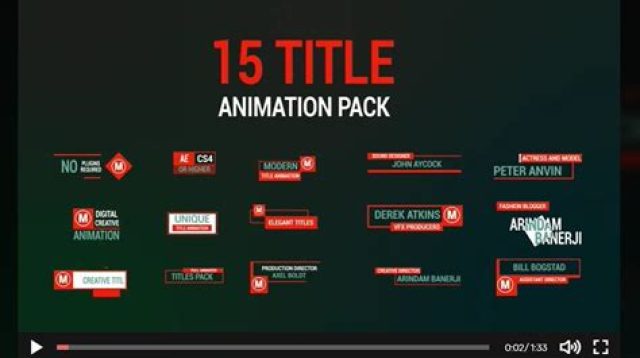 99+ After Effects Title Templates Free Download