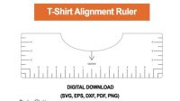 Download Free T Shirt Alignment Tool SVG Cut Files