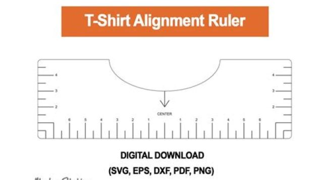 Download Free T Shirt Alignment Tool SVG Cut Files