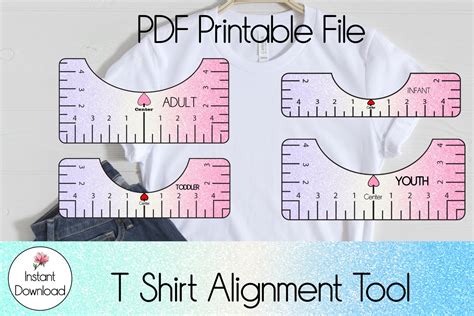 Download T Shirt Alignment Tool SVG for Cricut