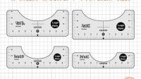 T Shirt Alignment Ruler SVG Cut Files