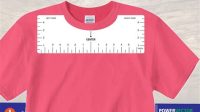 T Shirt Alignment Ruler SVG Free