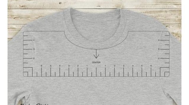 T Shirt Alignment Ruler SVG Free Download