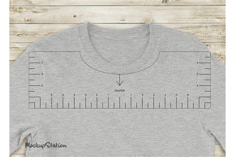 T Shirt Alignment Ruler SVG Free Download