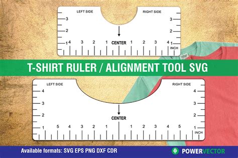 T Shirt Alignment SVG Download