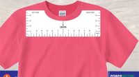 T-shirt Alignment Ruler SVG Free Download
